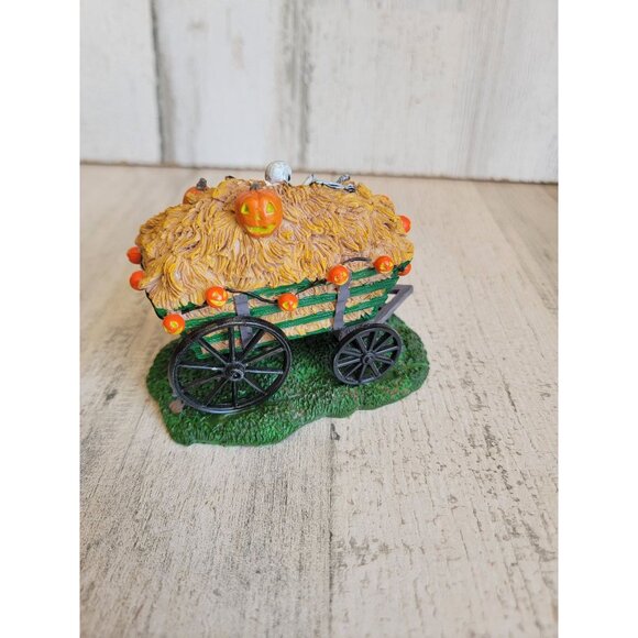 Lemax spooky hay wagon Halloween Village accessory xmas - Picture 4 of 7